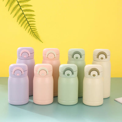 Design de dessin animé 350 ml en acier inoxydable Double enfants Aimez bébé thermos Gardez boire chaud froid