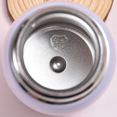 Conception de dessins animés 350 ml bouteille thermos en acier inoxydable avec couvercle à rebond Gardez votre boisson chaude