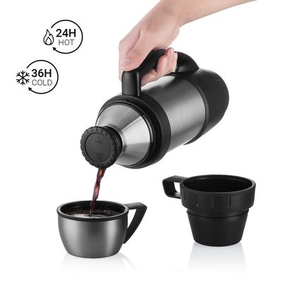 Bouteilles sous vide 1000 ml à double paroi en acier inoxydable Thermos Bouteilles de gym avec logo