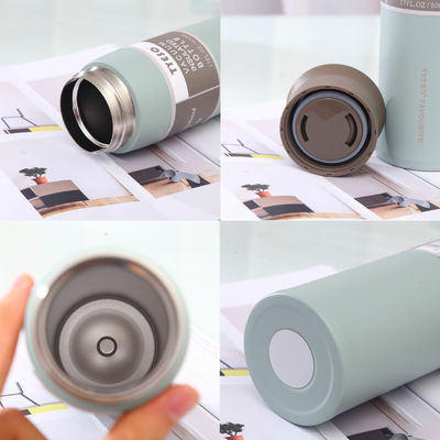 Bouteille d'eau sous vide en acier inoxydable isolé de 350 ml à 500 ml pour tasse de bureau