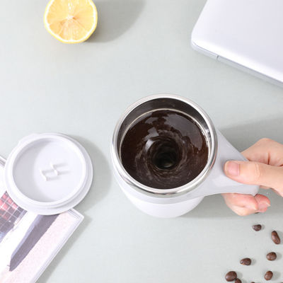 Coupe de shaker de gym en acier inoxydable tasse électrique avec couvercle chauffe-eau 380 ml design classique