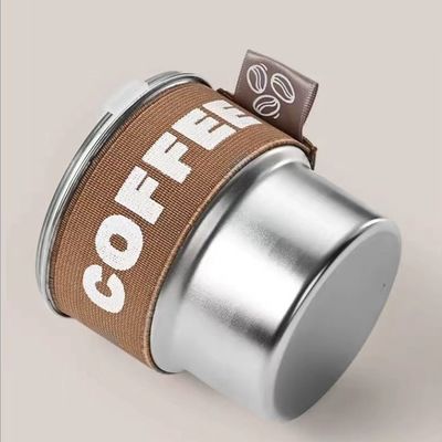 Coupe de café en acier inoxydable 304 à couvercle portable et compact