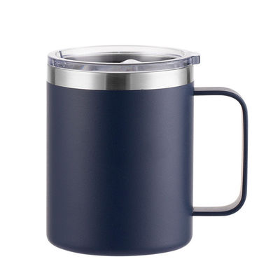 14 oz double isolation en acier inoxydable tasse de voyage personnalisée pour toute la journée boissons chaudes ou froides