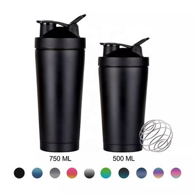 6 à 12 heures de boisson chaude froide personnalisée Logo de marque privée Gym Shakers Bouteille de protéines
