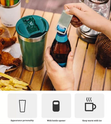 Coupe de café en acier inoxydable personnalisée Bouteille de voyage isolée avec un design durable