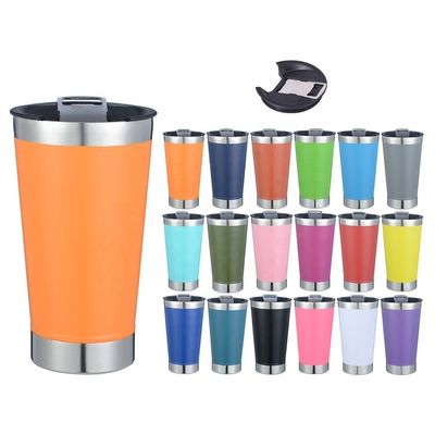 Bouteilles sous vide durables en voyage tasse à café 20 oz en acier inoxydable
