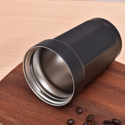 Bouteille de café personnalisée en acier inoxydable jaune avec couvercle et isolation sous vide