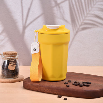 Coupe de voyage en acier inoxydable durable 420ml avec couvercle