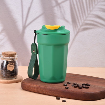 Coupe de voyage en acier inoxydable durable 420ml avec couvercle