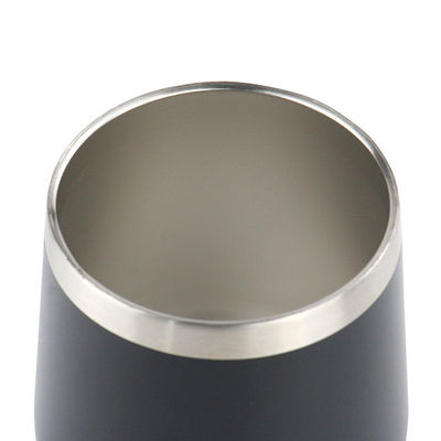 Tombouille à vin d'oeuf en acier inoxydable avec revêtement en poudre de couleur et double isolation murale