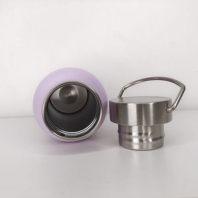 Bouteille d'eau de sport double isolée en acier inoxydable de 500 ml pour le camping