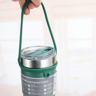 Mug de voyage portable en acier inoxydable sur mesure pour le camping et les activités de plein air