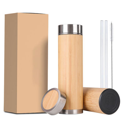Bouteille à vide thermique en acier inoxydable 304 écologique pour tasse droite et logo personnalisé