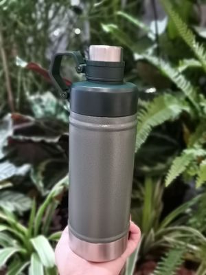 Bouteille d'eau de sport en acier inoxydable jaune isolée Bpa bouteille d'eau vide 18 oz 25 oz bouteilles d'eau