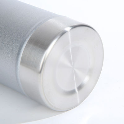 Sport en plein air Voyage Bouteille d'eau Sliver Bouteilles en acier inoxydable Salle de sport Thermos sous vide