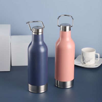 304/201 en acier inoxydable Bouteille isolée de 500 ml Design moderne à double paroi
