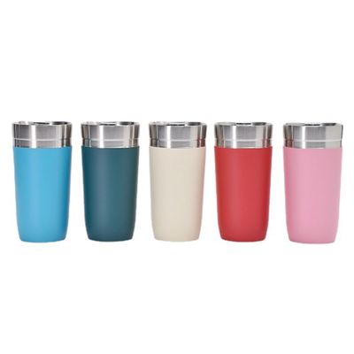 16 oz double paroi en acier inoxydable vide isolé tasse de voyage