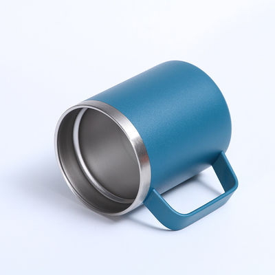 Coupe à tasse en acier inoxydable double couche à vide en poudre couverte coupe de couleur personnalisée