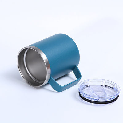 Coupe à tasse en acier inoxydable double couche à vide en poudre couverte coupe de couleur personnalisée