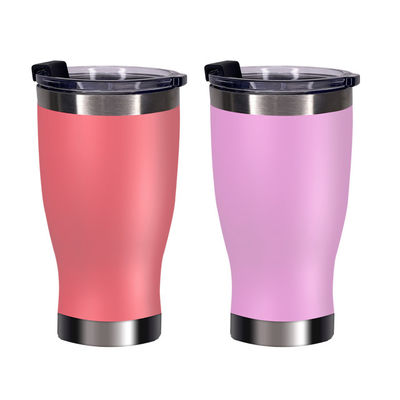 Coupe à tasse en acier inoxydable à double paroi Logo personnalisé Garde la boisson chaude froide 12-24h