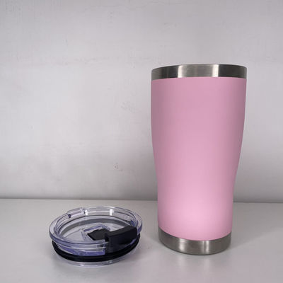 Coupe à tasse en acier inoxydable à double paroi Logo personnalisé Garde la boisson chaude froide 12-24h