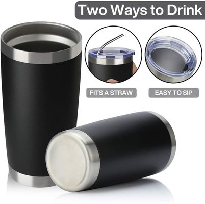Garder la boisson chaude et froide Boissons isolées Bouteille d'eau métallique de 600 ml