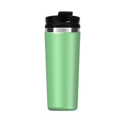 Logo personnalisé de camping Bouteille d'eau en acier inoxydable avec paille et couvercles en plastique