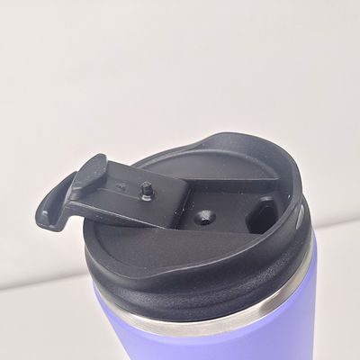 12 oz de PP de qualité alimentaire Couvercle Logo personnalisé Aventure extérieure à double paroi Bouteille de voyage isolée