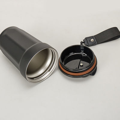 Coupe de café en acier inoxydable 304 isolée sous vide 420 ml en forme de diamant octogonale avec poignée