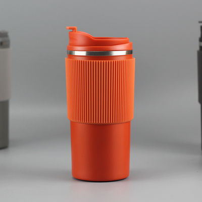 Cuve à café isolée en acier inoxydable de 450 ml personnalisée avec couvercle pour garder les boissons chaudes / froides