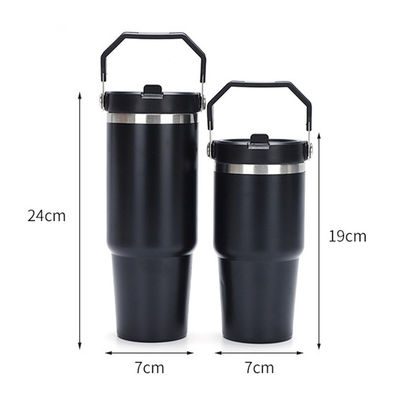 Cadeaux d'affaires 40 oz d' acier inoxydable isolation sous vide tasse de café avec couvercle et poignée