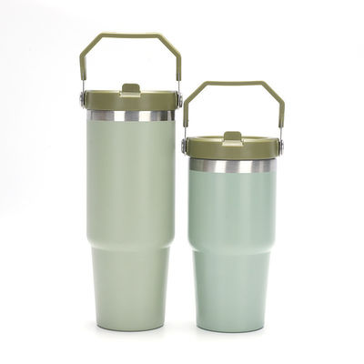 Cadeaux d'affaires 40 oz d' acier inoxydable isolation sous vide tasse de café avec couvercle et poignée