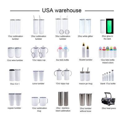 En stock 20 oz en acier inoxydable double paroi mince droit de sublimation Tumbler à vendre