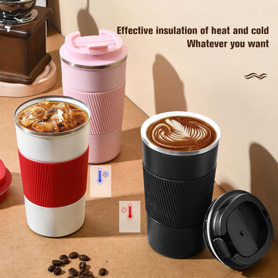 Coupe à café isolée en acier inoxydable 304 Bon effet d'isolation 380 ml/510 ml Capacité