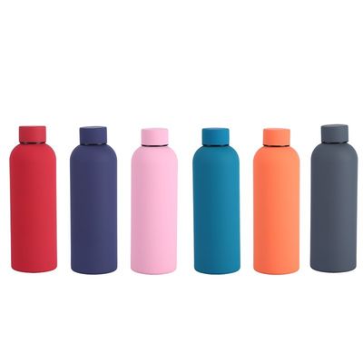 750 ml bouteille d'eau doublée en acier inoxydable à petite bouche sans BPA