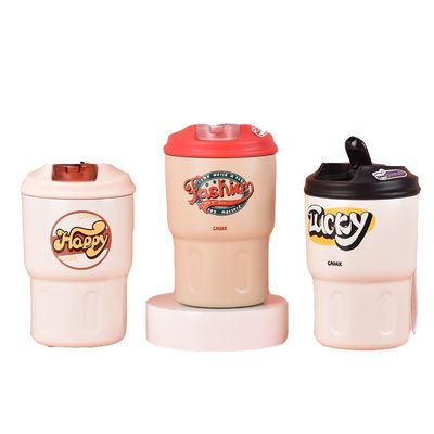 Portable tasse d'eau isolée de haute beauté OEM acceptable pour le bureau et l'école des femmes