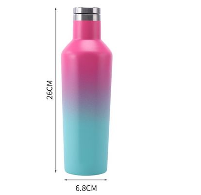 Bouteilles d'eau de sport isolées en acier inoxydable pour rester hydraté pendant vos voyages