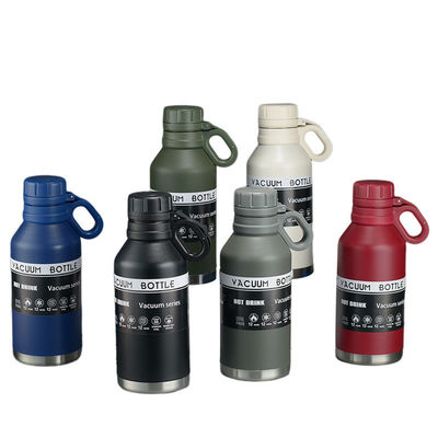 Bouteille d'eau de camping isolée en acier inoxydable de 40 oz avec poignée Gardez vos boissons fraîches