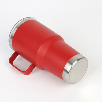 Logo personnalisé imprimé tasse de paille 30oz Tumbler en acier inoxydable pour les voyages en plein air durable
