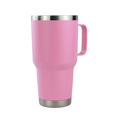 Logo personnalisé imprimé tasse de paille 30oz Tumbler en acier inoxydable pour les voyages en plein air durable