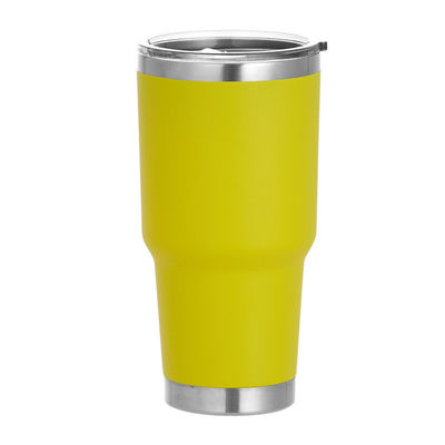 Coupe de refroidisseur de voyage rouge à double paroi de 900 ml pour l'isolation et la conception personnalisée