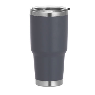Coupe de refroidisseur de voyage rouge à double paroi de 900 ml pour l'isolation et la conception personnalisée
