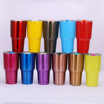 304 en acier inoxydable 30 oz double paroi tumbler tasse pour bouteille d'eau de voyage isolée