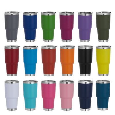 304 en acier inoxydable 30 oz double paroi tumbler tasse pour bouteille d'eau de voyage isolée