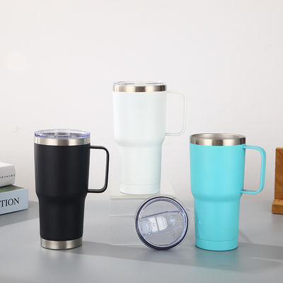 Bouteille de café en acier inoxydable à double paroi 20 oz Bouteille isolée au style country
