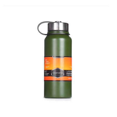 Bouteilles de vide de sport en acier inoxydable avec isolation double paroi couleur personnalisée