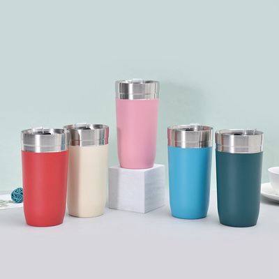 500 ml Capacité Portable tasse de café en acier inoxydable pour le café personnalisé sur la route