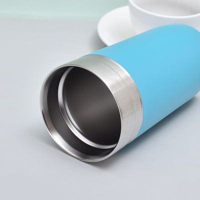 16 oz d'acier inoxydable double paroi cuve de voyage sous vide avec couvercle stocké et logo personnalisé