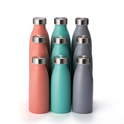 Différents modèles personnalisés Double 750 ml Mural Flasque à vide en acier inoxydable Flasque isolée Tumbler Petite bouteille d'eau à la bouche