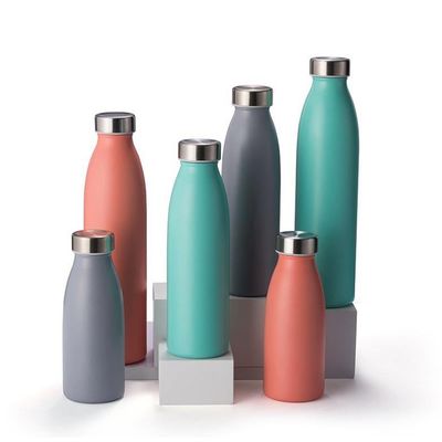 Bouteilles sous vide Thermoses Bouteille d'eau en acier inoxydable à double paroi avec options de couleur
